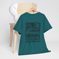 Are you looking for a comfortable, stylish T-shirt? Look no further than this unisex 100% cotton printed T-shirt! This T-shirt is made from high-quality 100%cotton that is soft, breathable, and durable. It features a unique printed design.  This T-shirt is perfect for any occasion, whether you want to wear it casually, or dress it up with accessories. It is also a great gift idea for your friends and family. This T-shirt is available in various sizes and colours. Please refer to the size chart a Casual T-shirt For Camping, Cotton T-shirt With Letter Print For Family Trip, Cotton Short Sleeve T-shirt For Family Trip, Summer Graphic Print Top For Family Trip, Graphic Print Summer Top For Family Trip, Graphic Print Top For Summer Family Trip, Casual Summer Tops For Family Trip, Cotton Graphic T-shirt For Family Trip, Casual Letter Print T-shirt For Family Trip