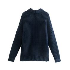 Style: Street Size: S M L Color: Blue Autumn Casual, Casual Fall, Knit Cardigan, Men Sweater, Color Blue, Turtle Neck, Knitting, Blue, Color