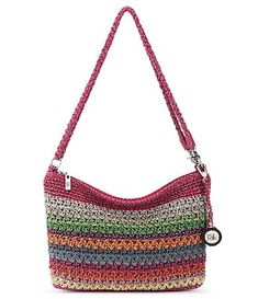 Handbags, Purses & Wallets | Dillard's Beach Shoulder Bag With Handle Drop, Pink Crossbody Crochet Travel Bag, Multicolor Travel Shoulder Bag With Handle Drop, Pink Crossbody Crochet Bag For Travel, Red Handheld Bags With Braided Handles, Pink Crochet Crossbody Bag For Travel, Multicolor Beach Shoulder Bag With Top Carry Handle, Beach Multicolor Shoulder Bag With Top Handle, Multicolor Crossbody Shoulder Bag With Braided Handles