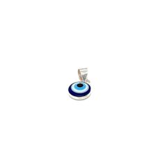 Ward off negativity with our Simple Resin Evil Eye Charm, featuring a mesmerizing blend of various shades of blue. This charming little amulet is a symbol of protection, making it perfect to hang on your bracelet, necklace, or as a keychain accessory. Let its tranquil blue hues serve as a constant reminder to stay mindful and ward off any negative energy that may come your way. Simple, yet powerful, our resin evil eye charm is a lovely addition to your personal collection of protective charms. M Blue Evil Eye Jewelry For Meditation, Spiritual Blue Charm Necklace, Symbolic Blue Round Pendant Necklace, Symbolic Blue Necklace With Round Pendant, Blue Amulet Charms Necklace, Blue Symbolic Nickel-free Jewelry, Symbolic Blue Nickel-free Jewelry, Nickel Free Blue Amulet Necklace, Symbolic Blue Round Jewelry