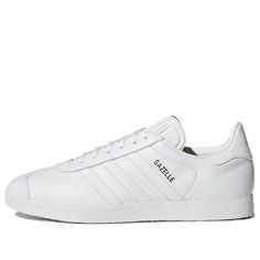 adidas Gazelle 'White Gold' BB5498 (SNKR/Unisex) Adidas Gazelle White, White Outfit, Adidas Gazelle, White Outfits, Adidas Originals, White Gold, Adidas, Gold, White