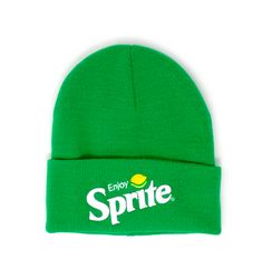 Sprite Cuff Knit Beanie | Coca-Cola Store Coca Cola Store, King Lebron James, King Lebron, Custom Bottles, Texas Rangers, Lebron James, Knit Beanie, Coca Cola, Stay Warm