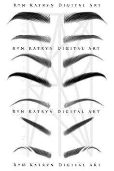 Eyebrow Shape Inspiration, Grown Out Eyebrows, Gothic Eyebrow Shapes, Types Of Eyebrows Shape, Eyebrow Shapes Chart, Goth Eyebrow Shapes, How To Cut Eyebrows, Drag Eyebrows, Eyebrow Types