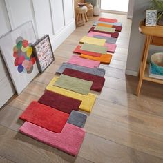 the hallway is clean and ready to be used for children's playrooms