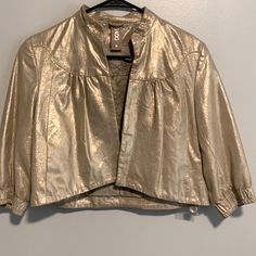 Reposhing This Item I Purchased From @Kimnicspicks. Loved It, But I Never Used It For The Event I Went To. Questions? Leave A Comment Below! Leather Crop Jacket, Vintage Jackets, Vintage Jacket, Cardigan Jacket, Crop Jacket, Vintage Gold, Vintage Ladies, Cardigans, The 100