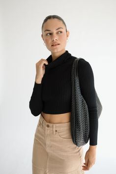 The Kora Top. Introducing the Kora Top, Style Details: -ribbed material -long sleeve turtleneck style -available in black or grey Model Measurements: Model is wearing a size Small Turtle Neck Style, Turtleneck Style, Secret Sale, Long Sleeve Turtleneck, Girl Gang, Figure It Out, Our Girl, Instagram Shop, Model Measurements