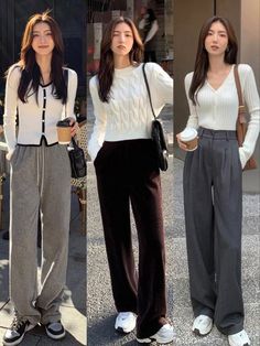 Korean Clothing Brands, Inspired Outfits, Teenage Fashion Outfits, Mode Vintage, Business Casual Outfits