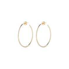 Fine Hoops | 1" Skinny Hollow Hoops – Jennifer Fisher Polished Fine Jewelry Hoop Earrings For Everyday, Fine Jewelry Polished Hoop Earrings For Everyday, Everyday Fine Jewelry Hoop Earrings With Polished Finish, Everyday Polished Hoop Earrings In Fine Jewelry Style, Fine Jewelry Small Hoop Earrings For Everyday, Everyday Luxury 14k White Gold Hoop Earrings, Everyday Fine Jewelry Pierced Hoop Earrings, 14k Yellow Gold Hoop Earrings With Ear Wire, Yellow Gold Oval Hoop Earrings With Ear Wire