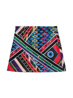 multicolor viscose skirt velour all-over graphic print A-line mid-rise concealed side zip fastening unlined straight hemComposition: Viscose, 100% Multicolor Graphic Print Skirt For Spring, Spring Multicolor Graphic Print Skirt, Trendy Multicolor Skort, Trendy Multicolor Graphic Print Skirt, Casual Multicolor Printed Mini Skirt, Retro Multicolor Mini Skirt, Trendy Multicolor Lined Skort, Multicolor Lined Skort For Party, Multicolor Party Skort With Lined Skirt