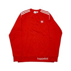 Thank you for taking the time in reviewing my product. Listing is a Adidas Originals 3D Trefoil 3 Stripes Crew Sweatshirt Red GN3544 Men S Fast Shipping. Please take the time in viewing the images of its condition and details. The product is brand new & has never before been used. Fast Shipping with provided tracking. Returns Accepted, if you are not fully satisfied with your product.  The condition and its contents, including the wrapping, MUST remain with the original packaging, similar with h