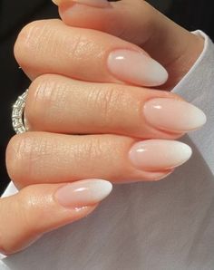 Cocktail Party Nails Classy, Modern French Tip Nails, Modern French Tip, Simple Wedding Nails, Nails For Wedding, Bridal Nails Designs, Unghie Sfumate, Richmond Wedding, Bridesmaids Nails