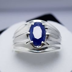 Watch Video here : https://youtu.be/KZKzJBWMH7A Natural Top Quality Royal Blue Ceylon Sri Lanka Beautiful Sapphire ring Best price ever, Limited time offer New elegant ring design. Sapphire band Men and Women unisex sapphire band in pure 925 Sterling silver High quality natural sapphire premium Silver Ring size 9 US Resize able Sapphire weight 2 Ct+ Contact me in case of any question about the item Thanks Polished Tanzanite Sapphire Ring, Sapphire Tanzanite Ring With Polished Finish, Blue Sapphire Gemstone Rings, Blue Gemstone Signet Ring Fine Jewelry, Blue Topaz Gemstone Signet Ring, Blue Polished Gemstones For Anniversary, Neelam Ring, Coral Stone Ring, Mens Sapphire Ring