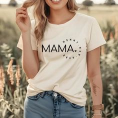 Celebrate motherhood in style with this fun "Mama" t-shirt! Featuring playful variations of "Mommy," "Mom," and even "Bruh," this unisex tee is the perfect mix of humor and love. Designed for comfort, it's made from soft, lightweight fabric, making it ideal for everyday wear. Whether you're running errands, chasing after kids, or just enjoying some "me" time, this shirt is perfect for showing off your mama pride. Crafted from ethically sourced cotton, this t-shirt is not only stylish but also eco-friendly. A great gift for Mother's Day, new moms, or any mom who embraces all the names they're called! Key Features: Soft & Lightweight: Made from 100% ring-spun cotton for ultimate comfort and breathability. Durable Design: Features a classic crew neckline and lightweight fabric for a versatile Mom Bruh Shirt, Bruh Shirt, Mama Mommy Mom Bruh, Mommy Mom Bruh, Mom Quote, Mama T Shirt, Mama Shirts, Funny Mom Shirts, Fabric Making