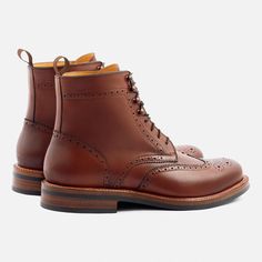 Nolan Brogue Boots – Beckett Simonon Brogue Boots, Designer Boots, Dr. Martens Boots, Full Grain Leather, Sneaker Boots, Boots Men, Snug Fit, Combat Boots, Lush