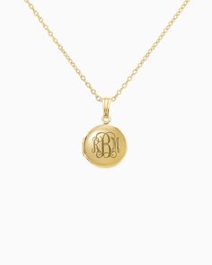 Create a monogram engraving using the first letters of your first, last and middle name. The simulator is just a preview of the monogram style. We will rework the letters so it fits centered on the locket. Classic Customizable Initial Pendant Jewelry, Customizable Classic Initial Pendant Jewelry, Classic Oval Personalized Locket Necklace, Classic Personalized Oval Locket Necklace, Classic Initial Pendant Locket Necklace, Engraved Initial Pendant Locket Necklace For Keepsake, Classic Personalized Initial Pendant Locket Necklace, Yellow Gold Engraved Initial Pendant Locket Necklace, Personalized Yellow Gold Locket Necklace With Initial Pendant