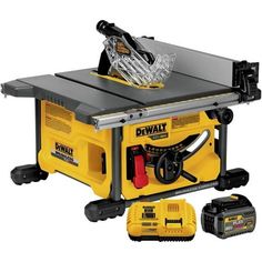 a dew - craft table saw is shown with tools