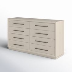 an image of a white dresser with drawers