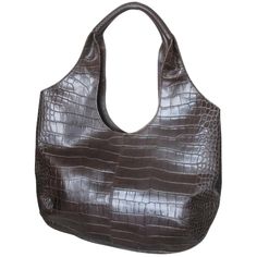 Salvatore Ferragamo Croc Embossed Leather Big Hobo Bag For Sale at 1stDibs Stylish Handbags, Black Leather Tote, Couture Vintage, Leather Hobo Bag, Leather Hobo, Classic Vintage, Hobo Bag, Fashion Handbags, Embossed Leather