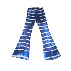 Blue Striped Watercolor Pants Size L Legging Like Material: Slight Stretch Brand New W/O Tag. Comes With Original Bag **Disclaimer, Paints Have Small Hole (As Depicted In Images) Measurements Are Provided In Pictures Watercolor Pants, Shein Pants, Original Bags, Boot Cut, Pant Jumpsuit, Pants For Women, Brand New, The Originals, Pants