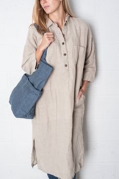 Plus size oversized tshirt dress - 100% European flax - pre-washed/pre-shrunk - medium weight linen - soft and comfortable - great texture and lovely wrinkles Oversized Bohemian Linen Dress For Spring, Oversized Beige Cotton Maxi Dress, Bohemian Oversized Tunic Midi Dress, Casual Beige Tunic Maxi Dress, Oversized Bohemian Tunic Midi Dress, Oversized Tunic Midi Dress, Bohemian Spring Midi Dress, Casual Oversized Beige Maxi Dress, Bohemian Oversized Midi Dress For Spring