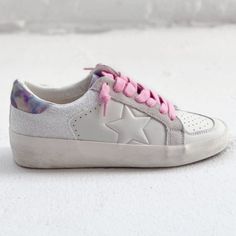 Brand New (No Box) Vintage Havana Women's Eve Glitter Multi Sneakers With Intentional Distressing. Women's Size 11. First Picture Is A Stock Photo & The Rest Are Of The Actual Shoes. These Definitely Have Golden Goose Vibes! New To Poshmark? Sign Up Using Invite Code: Tentoday For $10 Off Your Purchase! - White Glitter - Star Detailing - Extra Laces - Pastel Swirl Back - Slip On - Distressed Outsole - True To Size Casual Career Professional Work Everyday Classic Office Comfort Date Night Out Mod Spring Glitter Lace-up Sneakers, Sporty Glitter Lace-up Sneakers, Sporty White Sneakers With Glitter Accents, Trendy White Sneakers With Glitter Accents, White Low-top Sneakers With Glitter Accents, Glitter Lace-up Sneakers With White Sole, White Glitter Lace-up Sneakers, Sporty Glitter Sneakers With Round Toe, Glitter Low-top Sneakers