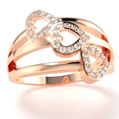 Crafted in solid 14k rose gold, this elegant triple heart diamond ring is guaranteed to impress. Crusted out with 36 glimmering round diamonds. Wearing diamonds is purported to bring other benefits such as balance, clarity and abundance. Genuine Diamonds: .15 carats Qty: 36 x 1mm Round H|I All of our products are available in 925 Sterling Silver, Solid 10k/14k/18k Yellow/White/Rose gold. We also offer other(unlisted) gemstones and custom stone combinations like center stone surrounded by color s Luxury Rose Gold Diamond Ring For Valentine's Day, Rose Gold Cubic Zirconia Diamond Ring For Valentine's Day, Rose Gold Brilliant Cut Diamond Ring For Valentine's Day, Formal Rose Gold Heart Ring With Diamonds, Valentine's Day Rose Gold Cubic Zirconia Diamond Ring, Valentine's Day Brilliant Cut Rose Gold Diamond Ring, Valentine's Day Rose Gold Brilliant Cut Diamond Ring, Elegant Rose Gold Diamond Heart Ring, Elegant Double Heart Rose Gold Ring