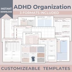 The Productivity Planner ADHD Daily Digital Planner is a comprehensive ADHD life organizer designed to streamline daily, weekly, and monthly tasks. This minimalist planner includes a self-care checklist to help maintain balance and improve overall productivity. Cleaning Lists, Monthly Organizer, Calm Down Kit, Monthly Tasks, Life Organizer, Monthly Organization, Self Care Checklist, Minimalist Planner, Finance Goals