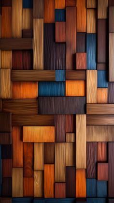 an abstract wooden background with many different colors