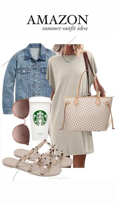 Comment SHOP below to receive a DM with the link to shop this post on my LTK ⬇ https://liketk.it/4ILMk

Casual summer outfit with a beige tshirt dress, tote bag, beige studded sandals, and denim jacket. 


// Summer outfits 2024,  petite Amazon fashion, casual mom outfit ideas, summer outfit amazon, , Amazon outfit ideas, casual outfit ideas,  outfit inspo, casual fashion, amazon summer fashion, amazon casual outfit, cute casual outfit, outfit inspo, outfits amazon, outfit ideas, amazon shoes, Amazon bag, purse, size 4-6, casual summer outfits, casual outfit ideas everyday, summer tops, summer fashion, summer bag #summeroutfits  #dress #summerstyle Neutral Summer Dresses, Beige Tshirt, Outfits Amazon