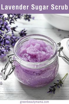 See how to make body scrub at home. This easy DIY body scrub is a real skincare treat. The homemade sugar scrub with lavender cleanses, exfoliates, purifies and nourishes. Homemade body scrubs to try yourself. Easy Diy Body Scrub