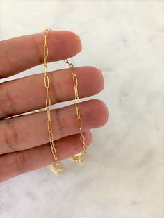 Gold Paperclip Necklace, Paperclip Necklace, Gold Triangle, Necklace Chain, Square Shape, Layering Pieces, Paper Clip, Chains Necklace, Solid Gold