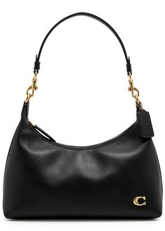 Find COACH Juliet Leather Shoulder Bag on Editorialist. This Coach shoulder bag features a detachable top handle, a detachable adjustable shoulder strap, and a hanging designer tag. It also includes a designer plaque, an internal press-stud fastening patch pocket, and a fully lined interior. The bag is secured with a zip fastening across the top. It measures 12 inches in width, 7 inches in height, and 4.5 inches in depth. The top handle drop is 11.5 inches, and the shoulder strap drop is adjustable from 20 inches to 24 inches. Shoulder Bag Aesthetic, Shoulder Bag Outfit, Shoulder Bag Designer, Designer Shoulder Bag, Wardrobe Accessories, Coach Shoulder Bag, Bags Aesthetic, Mode Ootd, Pretty Bags