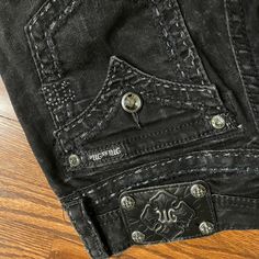 Size 28 Miss Me Black Jeans - Worn Once And They’re Just Not For Me! Black Miss Me Jeans, Digital Closet, Miss Me Jeans, Miss Me, Christmas List, Jeans Pants, Aesthetic Clothes, All Black, Black Jeans