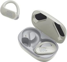 JBL Endurance Peak 3 Wireless Earbuds - Waterproof & Long Battery Life | White Headphones White, White Headphones, Workout Playlist, Sports Headphones, Move Your Body