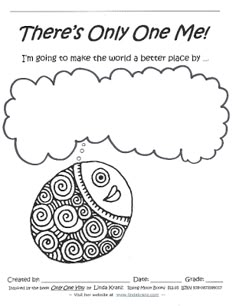 there's only one me coloring page with an image of a bird in the clouds