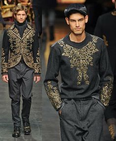 Indian wear - Dolce Gabbana Dolce And Gabbana 2023 Men, Dolce And Gabbana The One For Men, Luxury Men's Brocade Outerwear, Dolce And Gabbana Menswear, Dolce And Gabbana Tshirt Men, Dolce And Gabbana Fashion, Long Wool Coat, Fashion Week 2018, Dapper Men