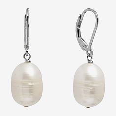 Pearl Type: Cultured Freshwater PearlsIncluded: 2 Pair of EarringsFeatures: Nickel FreeEarring Back: Lever BackStone Cut: PearStone Millimeter Measurement: 11 Mm LengthMetal Color: WhiteEarring Length: 30.4mmEarring Width: 10.1mmCare: Wipe CleanEarrings Type: Wire EarringsEarrings Style: Drop EarringsMetal: Sterling SilverCountry of Origin: Imported Classic Teardrop Nickel-free Pearl Earrings, Classic Silver Pearl Earrings With French Hook, White Gold Oval Pearl Earrings, Silver Pearl Earrings With French Hook For Formal Occasions, Silver Pearl Earrings With French Hook For Formal Events, Nickel-free White Gold Pearl Earrings, Classic Silver Oval Pearl Earrings, Freshwater Pearl Drop Earrings, Sterling Silver Drop Earrings