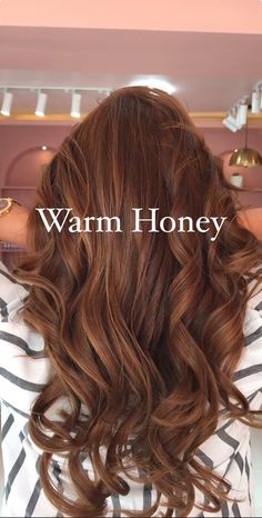 Warm Brunette Hair Color, Honey Brown Hair Color, Honey Hair Color, Golden Brown Hair, Brown Hair Shades, Honey Brown Hair, Dreamy Aesthetic, Brown Hair Color