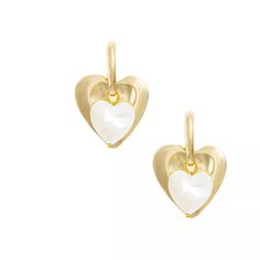 Nwot Ettika Earrings The Sweetest Earrings Made With Mother Of Pearl Cut Out Hearts. Set In 18k Gold Plating Approx. Length - 1.5" L Post-Back Nickel Free Ettika Jewelry, Heavy Earrings, Sweet Earrings, Heart Drop Earrings, Online Earrings, Gold Plated Earrings, Earring Backs, Cute Earrings, Heart Earrings