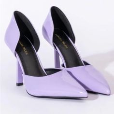 Brand New Never Worn Lavender Pumps Lavender Shoes Heels, Lavender Heels For Spring, Lavender Heels For Spring Party, Purple Heels For Spring Formal, Purple Spring Formal Heels, Spring Formal Purple Heels, Trendy Purple Heels For Formal Occasions, Trendy Fitted Purple Heels, Trendy Purple Heels For Spring