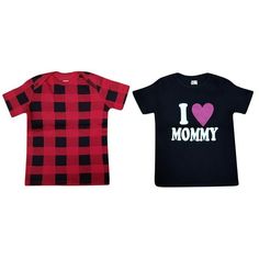 THE CUTEST I LOVE MOMMY AND DADDY BABY CLOTHES AROUND Turn up The Cuteness What do you get when you combine fun screen prints and an eye-catching pop of color? Some of the cutest t-shirts for girls, thats what! Great as a centerpiece of any casual outfit, these graphic tees add a cheerful summer vibe to any occasion. And they come with a number of cute sayings like I love Mommy, I love Daddy, and I love Grandma to ensure which make for great photos and Christmas Cards. They are even great baby s I Love Mommy, T Shirts For Girls, Kids Tee Shirts, Tie Dye Designs, Girls Summer Outfits, Kids Outfits Girls, Girls Tees, Jersey Knit Fabric, Love T Shirt