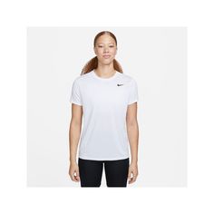 Turn up the heat in this women's Nike Dri-FIT tee, no experience necessary. Turn up the heat in this women's Nike Dri-FIT tee, no experience necessary. Nike Dri-FIT technology moves sweat away from your skin for quicker evaporation, helping you stay dry and comfortable Crewneck Short sleevesFIT & SIZING A roomy fit through the body and hips give you a relaxed feel and casual lookFABRIC & CARE Polyester Machine wash Imported Size: Xxl. Color: White. Gender: female. Age Group: adult. Pattern: Soli Athletic Fit T-shirt For Light Exercise, Nike Stretch T-shirt For Gym, Nike Stretch Tops For Light Sports, Nike Tops For Light Sports, Moisture-wicking Crew Neck T-shirt, Moisture-wicking Crew Neck T-shirt With Medium Support, White Sporty T-shirt For Light Exercise, Nike Breathable Sportswear T-shirt, Nike Sportswear Breathable T-shirt