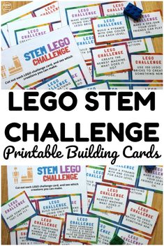 Lego Build Challenge, Oshc Activities, Lego Stem Activities, Lego Stem Challenge, Lego Building Ideas, Lego Stem, Steam Night, Lego Crafts, Lego Therapy