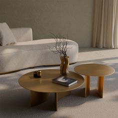 a living room scene with focus on the coffee table