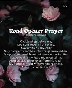 Road Opener Spell, Road Opener, Goddess Magick, Hoodoo Spells, Crystal Healing Chart, Money Spells That Work, Charmed Book Of Shadows, Easy Spells, Opening Prayer