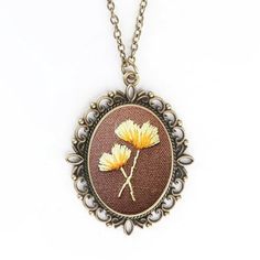 Specifications: You can use this necklace as a special gift for your friends or family. DIY embroidery necklace is beautiful and exquisite. Full material kit for you to DIY unique necklace. Item Name: DIY Embroidery Necklace Kit Material: Cotton Linen + Metal Features: DIY Necklace, Exquisite, Creative Gift Pendant Size: 4cm x 3cm x 3cm/1.57" x 1.18" x 1.18" (Approx.) Notes: Due to the light and screen setting difference, the item's color may be slightly different from the pictures. Please allow slight dimension difference due to different manual measurement. Package Includes: 1 x Necklace 1 x Ribbon 1 x Line 1 x Pattern Paper 1 x Needle 1 x Hoop Color: Style 7. Diy Embroidery Flowers, Chain Necklace Diy, Embroidery Necklace, Arts And Crafts Kits, Flower Women, Family Diy, Women Chain, Embroidery Shop, Diy Cross Stitch