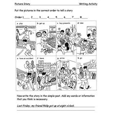 worksheet for children to learn how to read pictures