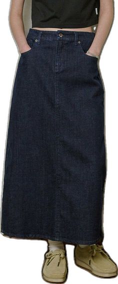 Fitted Cotton Mid-rise Skirt, Fitted Mid-rise Cotton Skirt, Fitted Knee-length Denim Jeans, Stretch High Rise Cotton Skirt, High Rise Stretch Cotton Skirt, Knee-length Dark Wash Cotton Denim Skirt, Dark Wash Cotton Denim Skirt Knee-length, Dark Wash Cotton Knee-length Denim Skirt, Stretch Dark Wash Skirt With Pockets