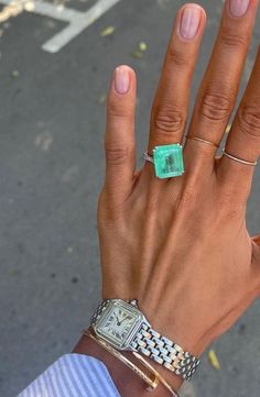 Aqua Marine Engagement Ring, Ideas For Jewelry, For Educational Purposes Only, Nagel Inspo, Mode Ootd