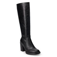 Make a fashion statement with these Sonoma Goods For Life Women's Heeled Tall Boots. Click this FOOTWEAR GUIDE to find the perfect fit and more! Make a fashion statement with these Sonoma Goods For Life Women's Heeled Tall Boots. Click this FOOTWEAR GUIDE to find the perfect fit and more! FEATURES Tall silhouette Block heel Durable rubber outsole Zipper closure for a secure fitDETAILS Polyurathene upper Jersey fabric lining 1.25 mm Bontex 347FF midsole TPR outsole Plain toe Zipper closure 3.27-i Modern Family, Tall Boots, Womens Heels, Boot Shoes Women, Jersey Fabric, For Life, Fashion Statement, Block Heels, Shoe Boots